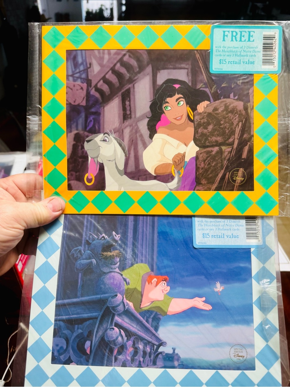Disney Home Art Print - Esmeralda & Quasimodo Colorful Duo (Set of 2) hallmark